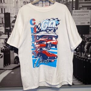 Vintage Chevy Camaro 60’s American Muscle Cars t shirt size 2XL